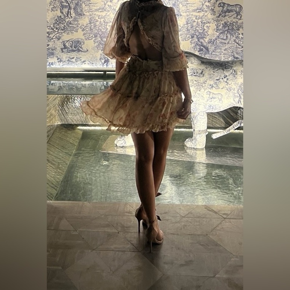 Floral Ruffle Dress - Picture 4 of 4